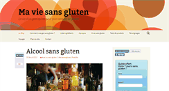Desktop Screenshot of maviesansgluten.net